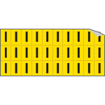 [903I] 903I - Foglio n.30 etichette adesive G/N lettera I