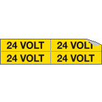 [9101B] 9101B - Foglio n. 4 etichette adesive 24 VOLT