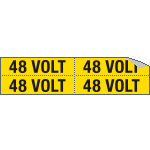 [9103B] 9103B - Foglio n. 4 etichette adesive 48 VOLT