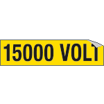 [9115A] 9115A - Foglio n. 1 etichette adesive 15000 VOLT