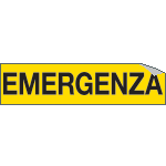 [9124A] 9124A - Foglio n. 1 etichette adesive EMERGENZA
