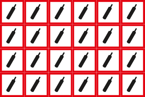 [9424C] 9424C - Foglio n.24 etichette adesive gas compresso