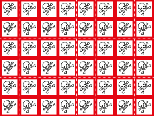 [9426D] 9426D - Foglio n.48 etichette adesive tossico