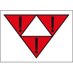 [9470B] 9470B - Etichetta adesiva vietato MANOVRA LANCIO