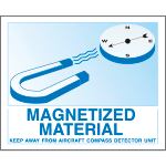 [9479K] 9479K - Etichetta adesiva MAGNETIZED MATERIAL