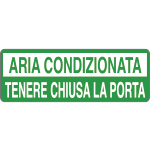 [9608AG] 9608AG - Foglio n. 1 etichette adesive fondo verde ARIA CON