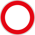 [9639C] 9639C - Etichetta adesiva Divieto di transito