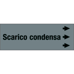 [99C550NDD] 99C550NDD - Foglio da 5 etichette " SCARICO CONDENSA"destra