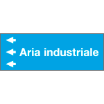 [99C970NDS] 99C970NDS - Foglio da 5 etichette "ARIA INDUSTRIALE " sinistra