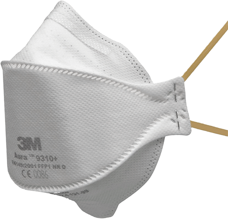[AP9310] AP9310 - Respiratore 3M 9310+ serie pieghevole FFP1 per polveri