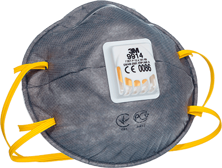 [AP9914] AP9914 - Respiratore 3M 9914 FFP1 per polveri odori c valvola
