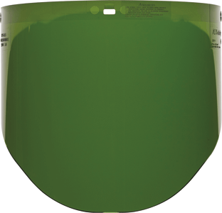 [APB2330] APB2330 - visiera in policarbonato verde IR 5 per semicalotta APB2297