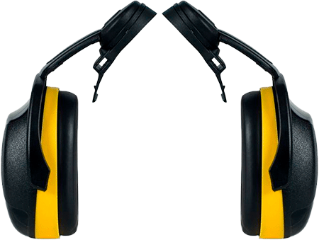 [APEK202] APEK202 - cuffie antirumore colore GIALLO per elmetti Kask SNR:29
