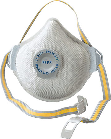 [APM3405] APM3405 - Facciale filtrante Moldex classe FFP3 R D con valvola Serie AIR PLUS