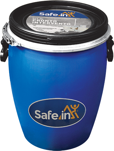 [ASB120] ASB120 - kit per assorbimento OLI SAFE IN in bidone ADR assorbenza minimo 75 lt