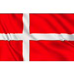 [BAPES225DK] BAPES225DK - bandiera DANIMARCA con lavorazione mm 1500x2250