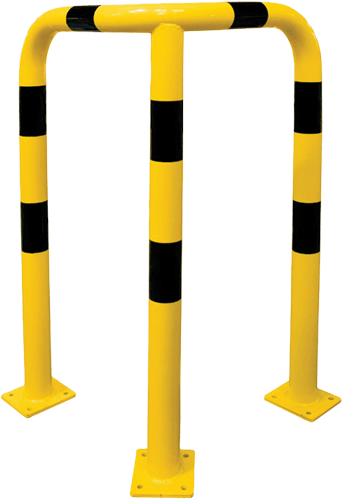 [BARV1266] BARV1266 - barriera angolare giallo/nero mm 1200