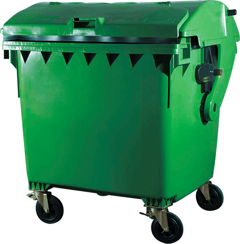 [BIC1100U] BIC1100U - cassonetto 4 ruote coperchio basculante modello unico