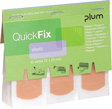 [BRC130] BRC130 - ricarica da 45 cerotti in tessuto cm 7 x 2