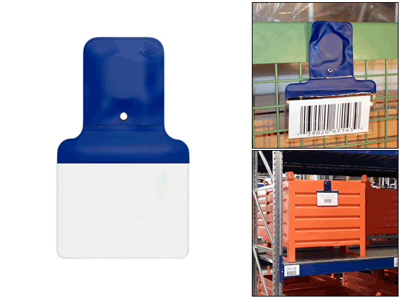 [BUSTA6B] BUSTA6B - busta magnetica per documenti formato A6 colore blu