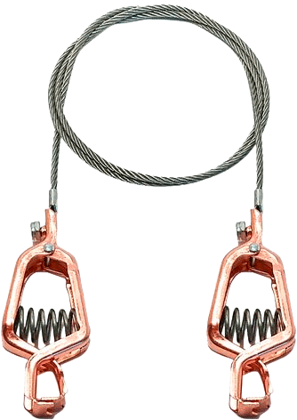 [CJ8500] CJ8500 - Cavo antistatico cm 90 con 2 clips da 5/8''