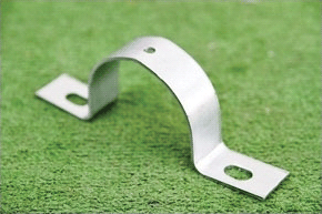 [CLF48] CLF48 - Collare semplici ferro zincato con foro per pali diametro 48