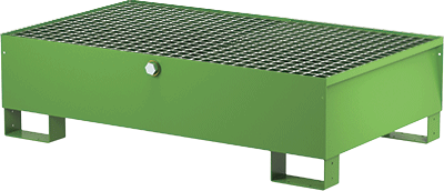 [COM103] COM103 - vasca di raccolta con griglia zincata, volume di raccolto 400 lt