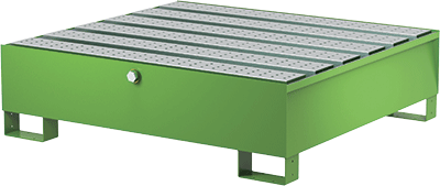 [COM104] COM104 - vasca di raccolta con doghe zincate,volume di raccolta 1200 lt