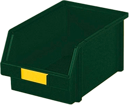 [CPLC240G] CPLC240G - contenitore a bocca di lupo colore verde adatto per alimenti