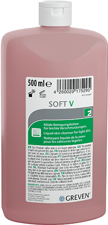 [CRG093] CRG093 - Crema detergente mani per sporco leggero SOFT V GREVEN da 500 ml