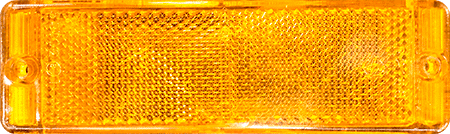 [CT22Y] CT22Y - Catadiottro retroriflettente 160x49 mm colore giallo