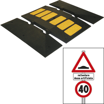 [DAT540M] DAT540M - elemento terminale maschio per cordolo h. 5 cm cod. DAT540