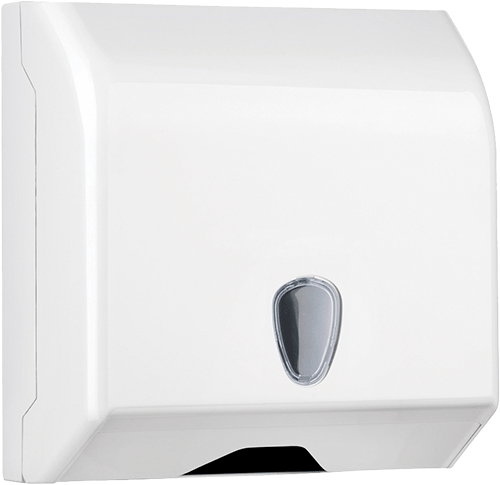 [DCC0695] DCC0695 - Dispenser a parete per carta mani piegata a Z e C colore bianco