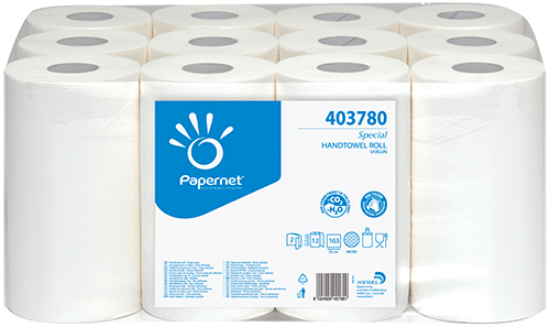 [DCC1709] DCC1709 - Rotolo carta asciugamani pura cellulosa 163 strappi