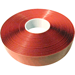 [DMS100R] DMS100R - nastro adesivo SAFE IN in PVC qualita' PREMIUM col.ROSSO h 10 cmx30m