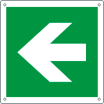 [E15104X] E15104X - Cartello emergenza freccia a destra solo simbolo