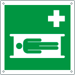 [E15179W] E15179W - cartello emergenza barella di emergenza EN ISO 7010