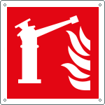 [E15506X] E15506X - Cartello antincendio spingarda antincendio EN ISO 7010 F015
