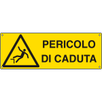 [E1757KS] E1757KS - Etichetta adesiva pericolo di caduta EN ISO 7010