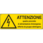 [E1772KS] E1772KS - Etichetta adesiva attenzione quadro provvisto...EN ISO 7010