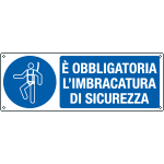 [E1907K] E1907K - Cartello obbligo cintura di sicurezza EN ISO 7010
