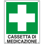 [E20113K] E20113K - Cartello cassetta di medicazione UNI ISO 7010