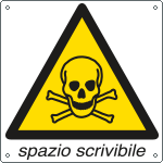 [E400400X] E400400X - Cartello pericolo intossicazione EN ISO 7010