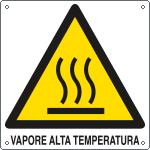 [E403903K] E403903K - Cartello pericolo vapore alta temperatura EN ISO 7010