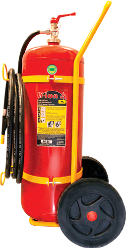 [ECCL050] ECCL050 - Estintore carrellato per batteria al litio schiuma kg 50