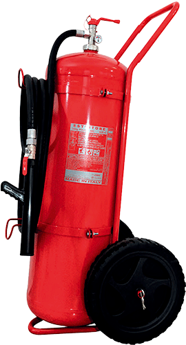 [ECPK050] ECPK050 - Estintore carrellato POLVERE kg 50 A B1 C