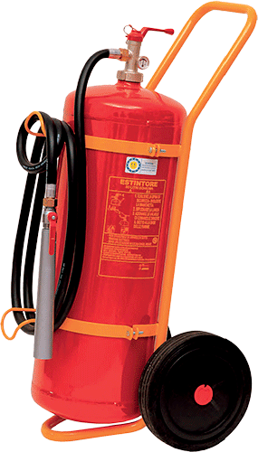 [ECSC050] ECSC050 - Estintore carrellato SCHIUMA kg 50 A B4